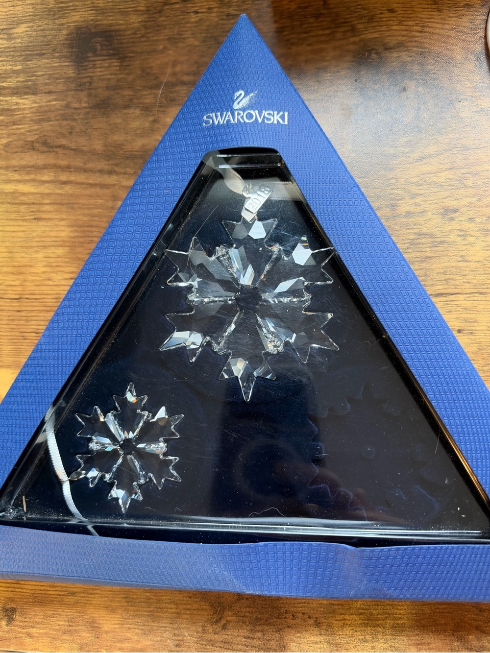 swarovski christmas ornament set 2018 crystal snowflakes